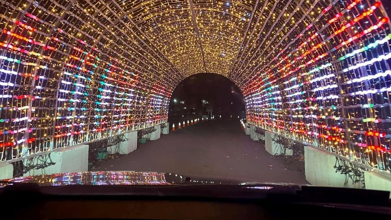 Sesame Place Christmas drive-thru